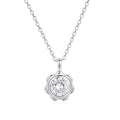 Custom 925 Silver Zirconia Pendant Necklace Personalized Design OEM Manufacturer