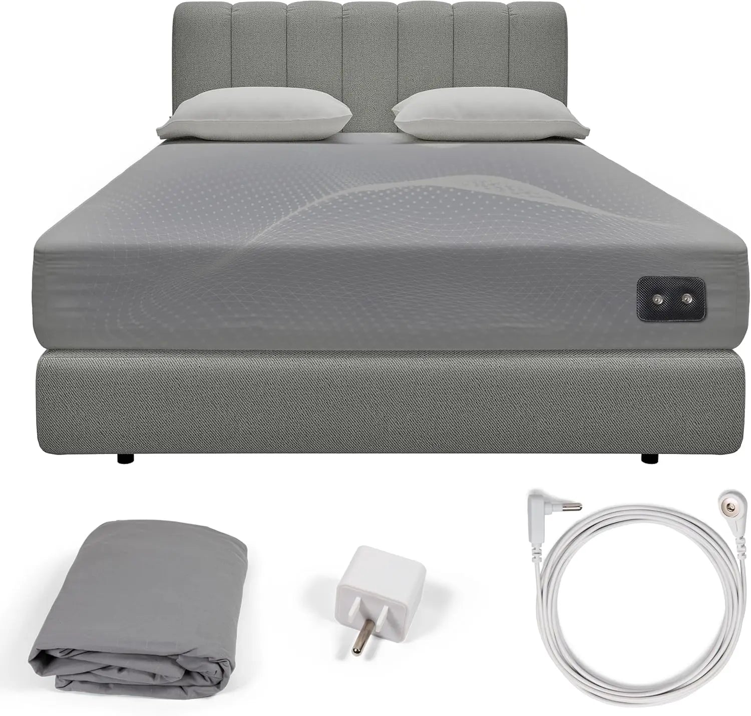 Earthing conductive 5% silver 95% cotton fiber grounding fitted sheet cotton bed sheets