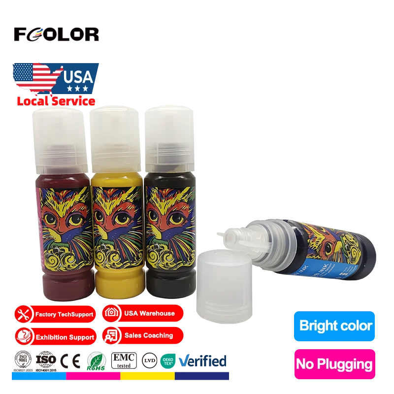 FCOLOR T502 T522 Dye Sublimation Ink for Epson Ecotank 2700 Et 2750 Et15000 16650 Inkjet Printer