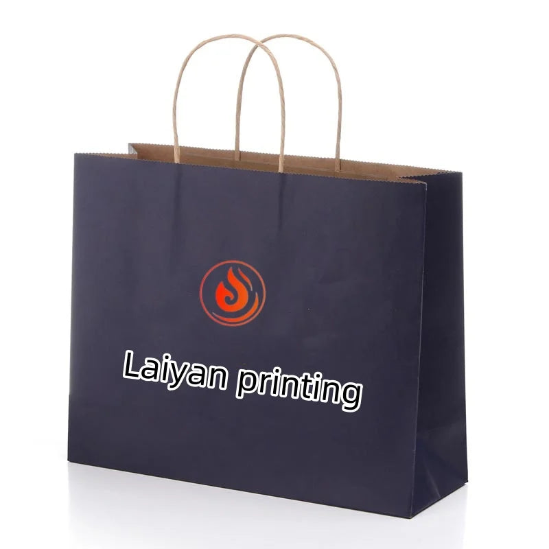 Luxury Brand Custom logo Shoe Boutique pink Packaging Gift Paper Shopping Bag for Clothes