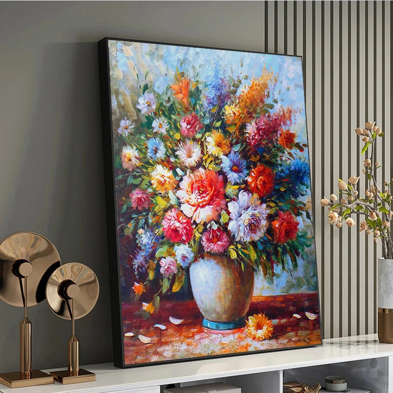 Famous Painting Flowers Plants Wall Art Pictures and Canvas Painting for Home Decor Cuadros Living Room Decoration Flower