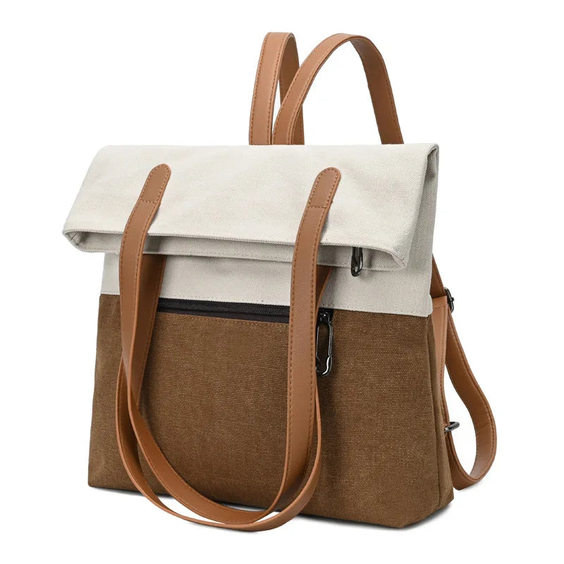 Wholesale Canvas Women's Tote Bags Fashion Shopping Shoulder Bags Large Capacity Grocery Totebags Casual Sports Travel Backpack