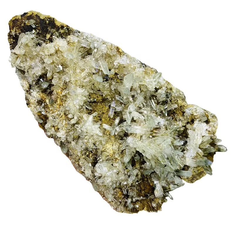 Wholesale Sell Natural Phantom Quartz Healing Green Ghost Crystal Cluster for Home Decoration