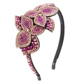 HX-024 Korean Luxury Rhinestone Princess Hairbands Women Girls Handmade Crystal Headbands