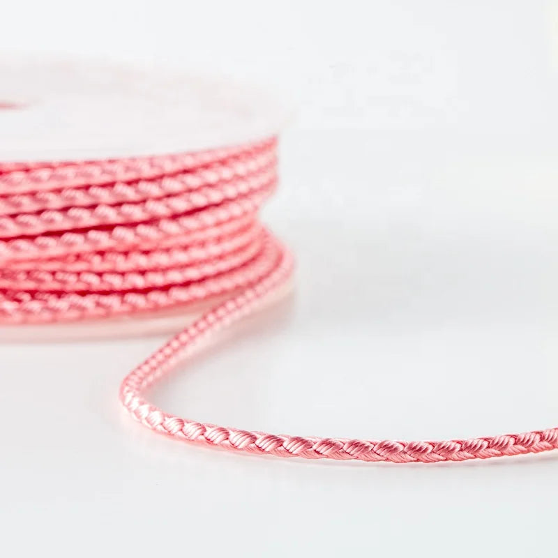 Handmade Polyester Jewelry Cord Adjustable for Bracelet 2.5mm Necklace & Pendant Versatile Charm for Gift Making
