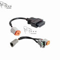 Marine Engine Diagnostic Connect Cable of 6+8 Pins + Software for Vocom Vodia Scanner Tool Adapter Penta Industrial Parts
