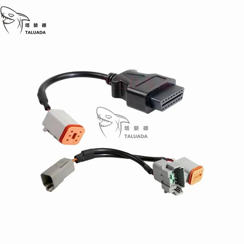 Marine Engine Diagnostic Connect Cable of 6+8 Pins + Software for Vocom Vodia Scanner Tool Adapter Penta Industrial Parts