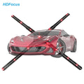 3 D Holographic 3D Hologram Screen 75Cm 3D Hologram Fan 4 Blade Cloud Control Wifi Holographic Led Fans Hologram Equipment