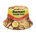Versatile Chicken-Printed Fisher Hat Men's Women's Fashionable Outdoor Sunshade for Street Restaurant Casual for Fishing Bucket