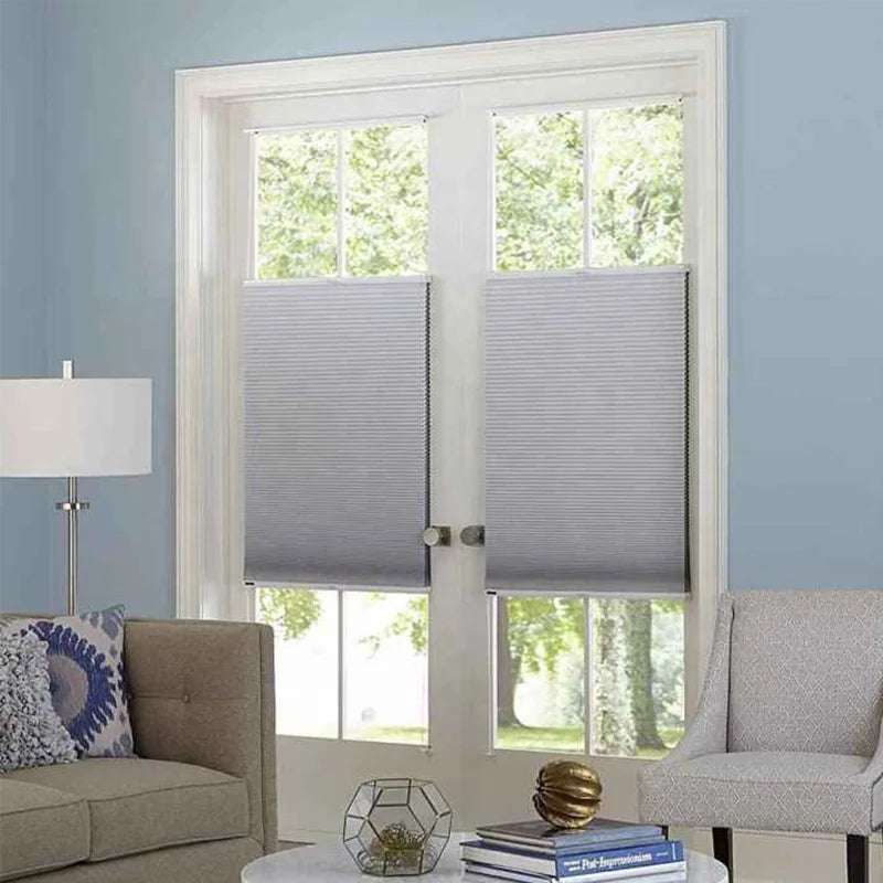 Hot Sales Built-In Modern Plain Lower Open Horizontal Honeycomb Blackout Shades Roller Blinds Home Decoration