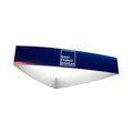 High Quality Custom Size Expo Triangle Fabric Hanging Sign Banner Exhibition Booth Advertising Trade Show Display Stand