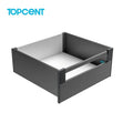 TOPCENT Best 4D Drawer System Soft Closing Sliding Rail Kitchen Slim Drawer Cabinet Drawer Slide