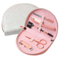 New 5pcs Manicure Set Professional Eyebrow Trimming Tool with Flash Bag Minimalist Beauty Set Beauty Products
