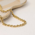 Chris April 316L Stainless Steel PVD Plated Minimalist Infinity Cuban Chain Hiphop Choker Necklace