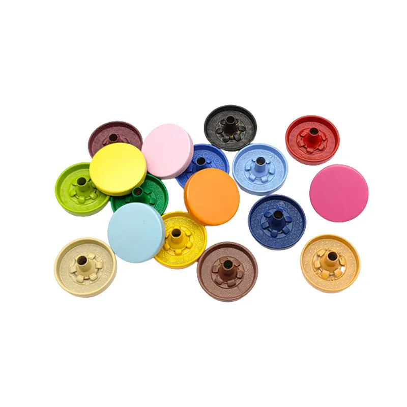 Wholesale Manufacturers Four Part Metal Snap Button Custom Color Spray Paint Flat Snap Button Coat Fastener