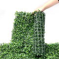 Dense Faux Grass Panel - Artificial Vertical Turf for Covering Concrete Walls