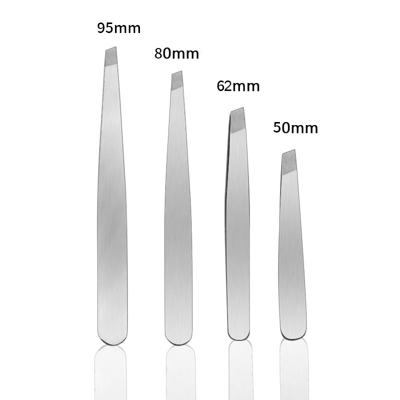 Hot Sale Professional Beauty Tools Stainless Steel Eyebrow Tweezers and Eyelash Clip Set for Personal Care Eyebrow Trimming
