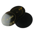 Heat Resistant Ceramic Glass Black Color with Custom Design