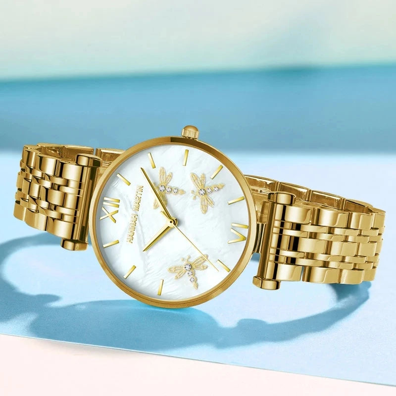 HANNAH 1531 New Style Rose Gold Women Quartz Watch Moq 1 Waterproof Leisure Simple Outdoor Design WATCH