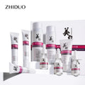 Hot Selling ZHIDUO Private Label Skin Care Skin Whitening Skin Research Bright White Nine Piece Set