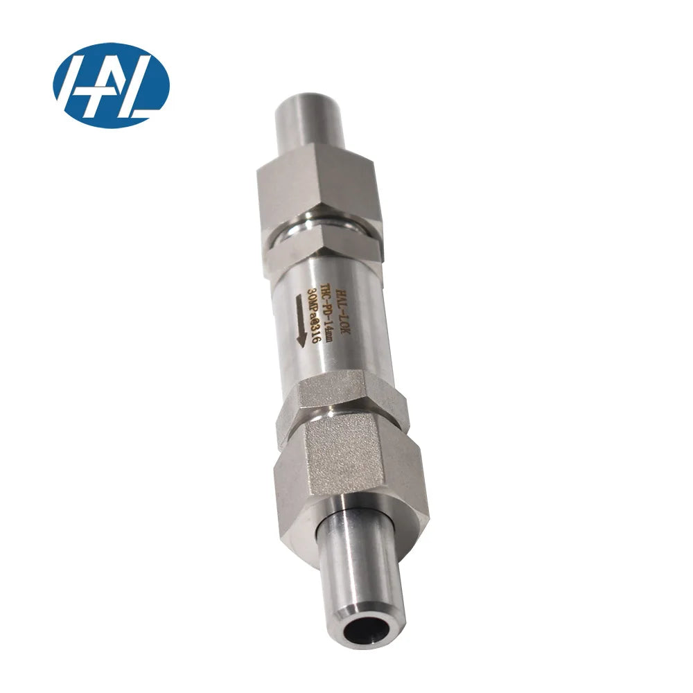 HAL-LOK H-LTK High Temperature High Pressure Laboratory Gas Filter 316 Stainless Steel 3000psi Hydraulic Inline Valves Sizes 1