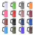 Hot Selling 2023 New Product 24oz Travel Beer Handle Mug Double Walled Vacuum Insulated Camping Coffee Tumblers Wine Cup