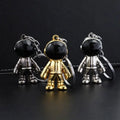 Wholesale Fashion Promotion 3D Astronaut Space Robot Spaceman Other Metal Key Chains Alloy Gift for Man Friend Astronaut Keyring