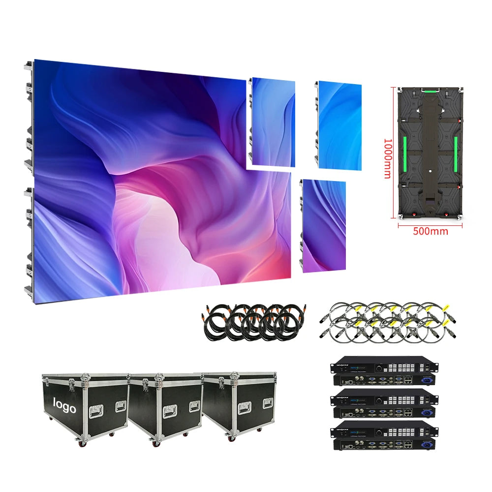RAYBO Full Package 3X2 LED Video Wall High Refresh Indoor Outdoor Led Video Wall Panel P2.6 P2.9 P3.91 Led Display Screen