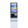 15.6 Inch Touchscreen Kiosks Totem Totems HD Self Service Touch Screen Kiosk