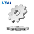 Louis TMP06 CNC Three-edge Cutter Head MPHT060304 Chip Slot TiCN Finish Milling Tool External Cold