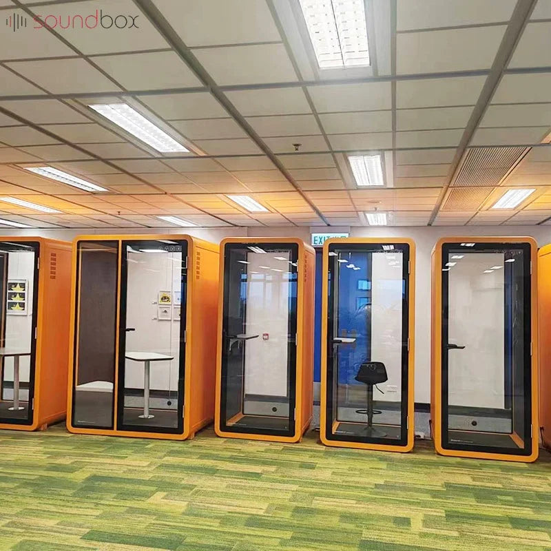 Work Space Office Pod Sound Proof Phone Booth Sofa Set Office Furniture Meeting Room Pods