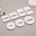 Custom Mini Magnifying Portable Makeup Cosmetic Compact Mirror Pu Leather Double Sided Pocket Mirror for Women Girls Kids Gift