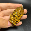 Chakra  Natural tiger Eye Elephant Trunk God  Crystal Carved tiger Eye Crystals for Collection Crystal Elephant