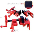 Heavy Duty 3/4 Inch H Type Quick Release Ductile Iron Powder Coated Bar Clamp with Leg Protective Pad for Woodworking Pipe Use