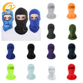 Wholesale Face Mask Windproof Balaclavas in Stock  Milk Silk Solid Color Thin  Face Cover Balaclava
