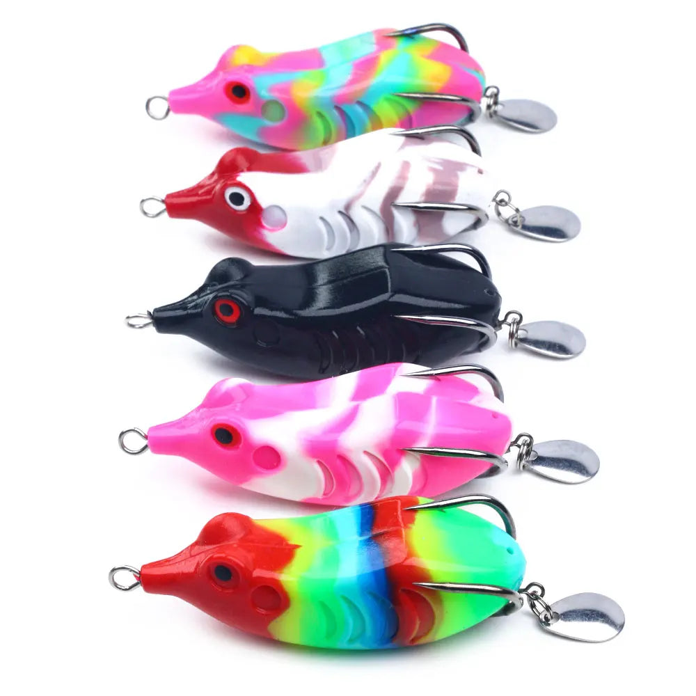 Hot 6.5CM-11.8G New Soft Fishing Frog Fishing Lure Multi Color Jig Lead Frog Bait Fishing Frog Lures