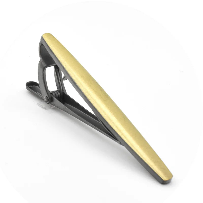Wholesale Antique Vintage Classic Tie Clip Custom Men Suit Shirt Tie Fashion Accessory Tie Pin Bar Wedding Tuxedo Trendy Jewelry