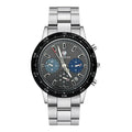 Men Watch Business Multi Time Zone Wristwatch Three Small Pointers Are Not Functioning Waterproof Feature Analog Date Watch