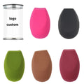 Custom Logo Egg Shape Non-Latex Washable Soft Makeup Sponge Private Label Cosmetics Blender