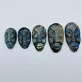 Nautral Hand Carved Labradorite Crystal Alien Skulls for Healing Fengshui