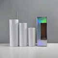 20oz Eco-Friendly Stainless Steel Double Wall Coffee Mug Skinny Tumbler with Leak-Proof Lid and Gift Box Packaging
