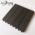 Card Buckle Together Balcony 300* 300 mm Wood Diy Composite Pool Interlocking Decking Wpc Outdoor Tiles