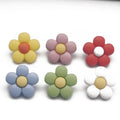 Hot Sale 2023 Flower Shaped Candy Color Resin Buttons Fastener