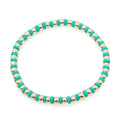 Go2boho Hot Sell Boho Jewelry Bracelet 4mm Iron Gallstone Gold Beads 4mm Polymer Clay Bracelet