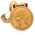 Medal for the 2nd Open World Friendly Taekwondo Championship 3D Antique Gold by WTF (World Taekwondo Federation)