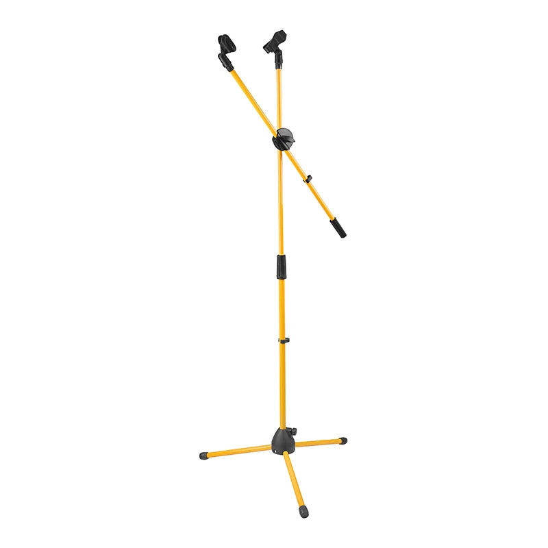 Rayyu GH-201 Professional Black Metal Eco-Friendly Durable Fashion Universal Floor Stand Big Clamp Rotating Microphone Stand