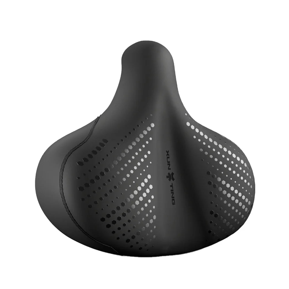 XUNTING Comfortable Shockproof Road Bike Saddle Soft Elastic Breathable Waterproof Cushion Bicycle Seat Simple Cycling Accessory