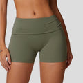 High Waist Ladies Butt Lifting Sports Shorts High Stretch Peach Buttocks Soft Comfortable Solid Pattern Outdoors Yoga Shorts