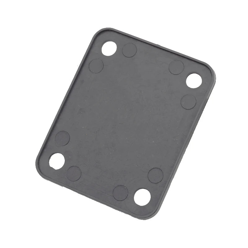 Black Electric Bass Guitar Neck Plastic Backplane Back Plate Neck Joint Connecting Strengthen Backplane for Bass Guitar