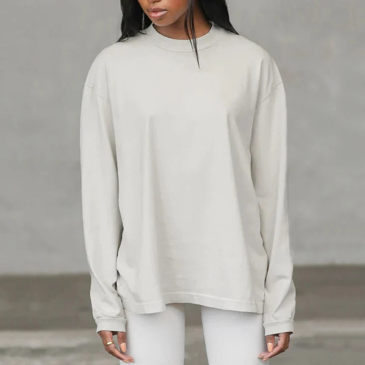 L230412 Cotton Sports Long Sleeves Shirt Crop Top Workout Gym Running Factory Custom Spring Autumn for Women T-shirts Casual